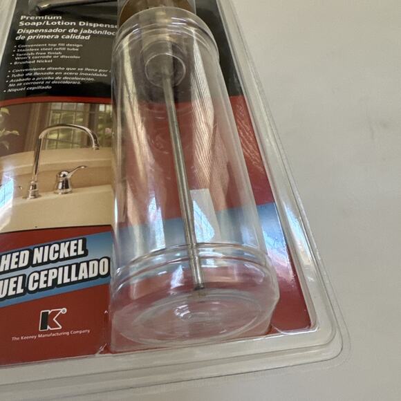 Brushed Nickel Finish Mounted Soap Dispenser K612DSBN New Replacement - Picture 6 of 9